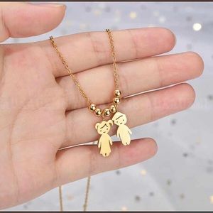One boy 👦🏻 and one girl 👧🏻 necklace